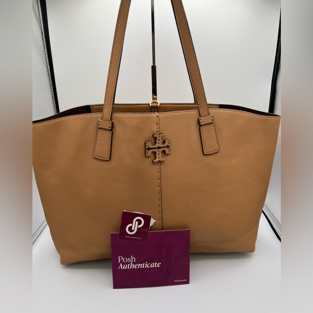 Tory Burch All Leather Large McGraw Tote